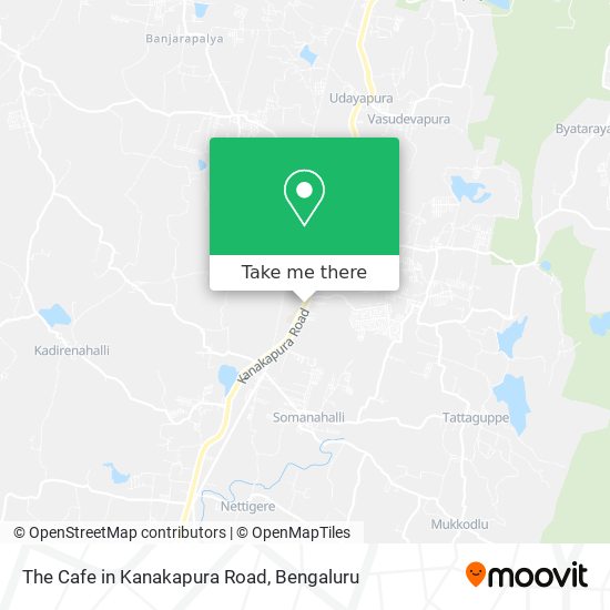 The Cafe in Kanakapura Road map