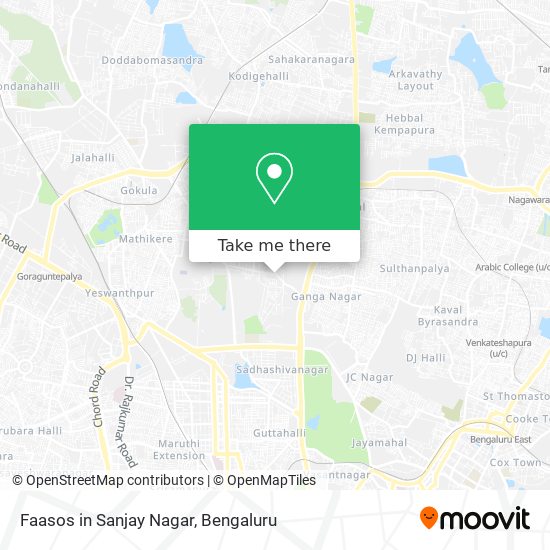 Faasos in Sanjay Nagar map