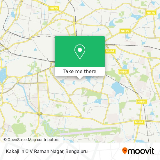 Kakaji in C V Raman Nagar map