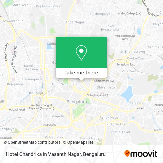 Hotel Chandrika in Vasanth Nagar map