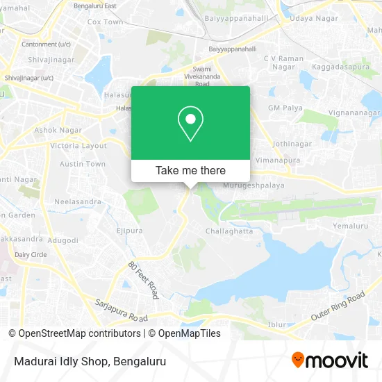Madurai Idly Shop map