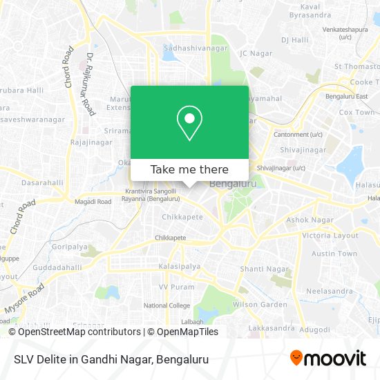 SLV Delite in Gandhi Nagar map