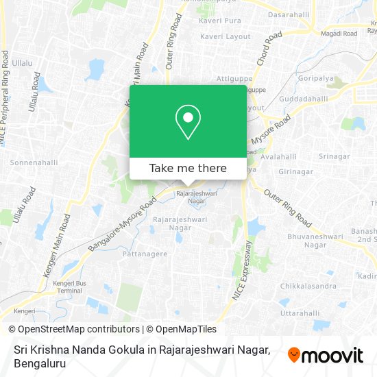 Sri Krishna Nanda Gokula in Rajarajeshwari Nagar map