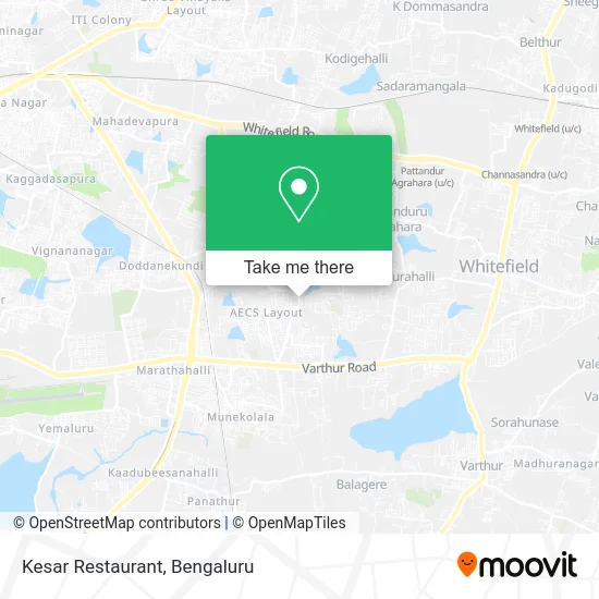 Kesar Restaurant map