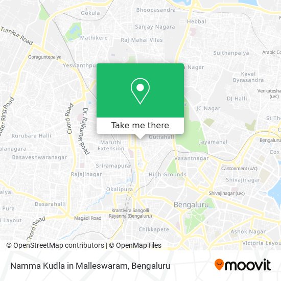 Namma Kudla in Malleswaram map