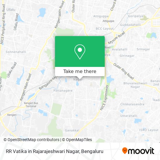 RR Vatika in Rajarajeshwari Nagar map