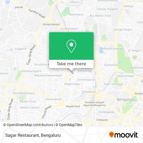 Sagar Restaurant map