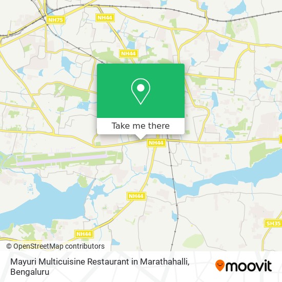 Mayuri Multicuisine Restaurant in Marathahalli map