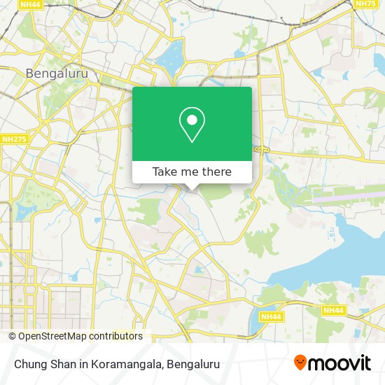 Chung Shan in Koramangala map