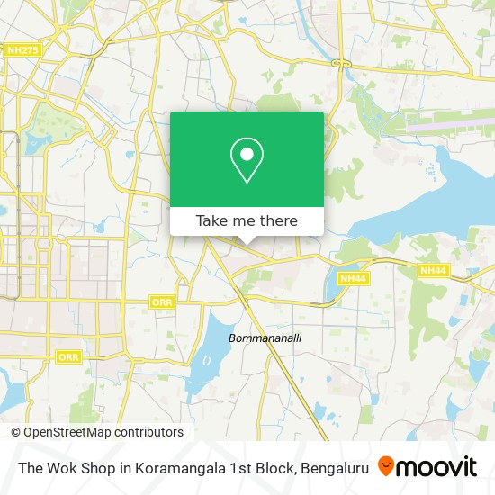 The Wok Shop in Koramangala 1st Block map