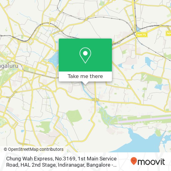 Chung Wah Express, No.3169, 1st Main Service Road, HAL 2nd Stage, Indiranagar, Bangalore - 560038, map