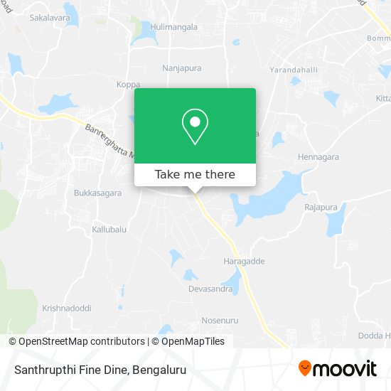 Santhrupthi Fine Dine map