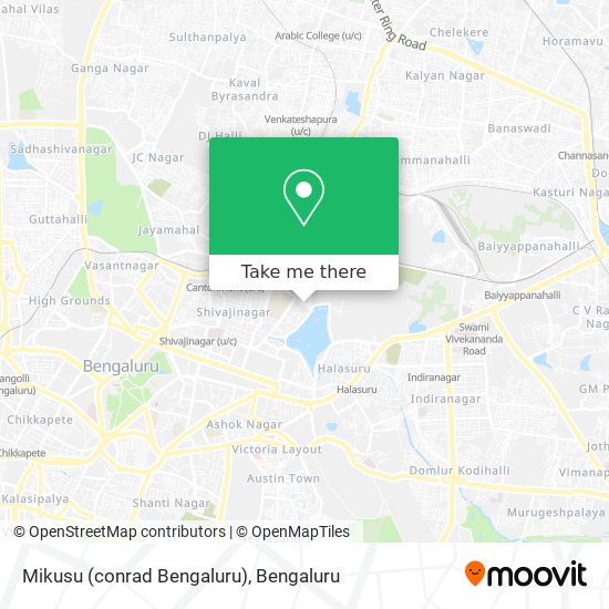 Mikusu (conrad Bengaluru) map