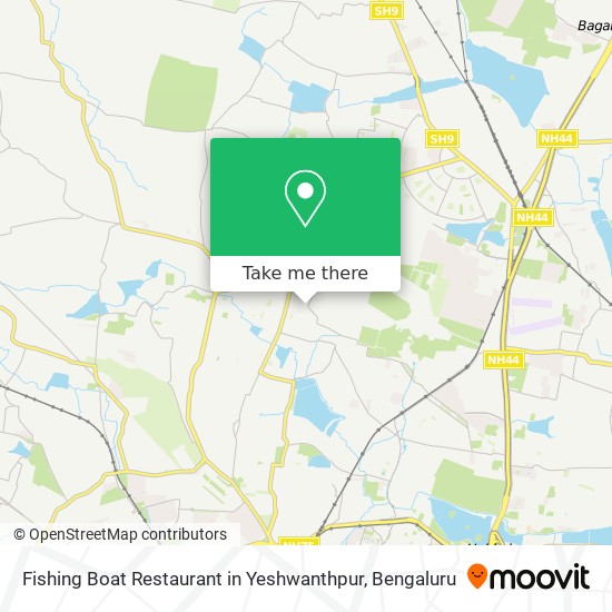 Fishing Boat Restaurant in Yeshwanthpur map