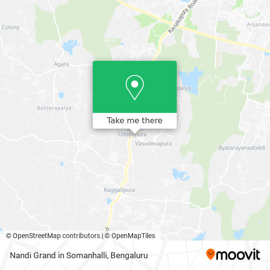 Nandi Grand in Somanhalli map