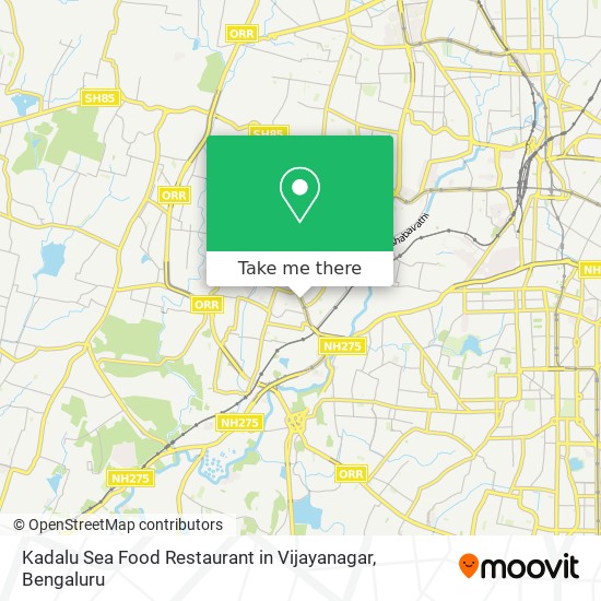 Kadalu Sea Food Restaurant in Vijayanagar map