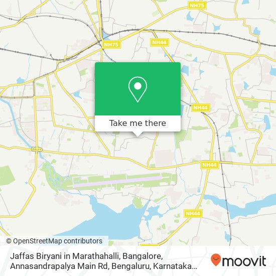 Jaffas Biryani in Marathahalli, Bangalore, Annasandrapalya Main Rd, Bengaluru, Karnataka 560037, In map