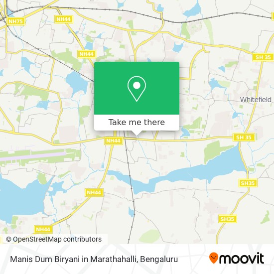 Manis Dum Biryani in Marathahalli map