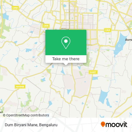 Dum Biryani Mane map