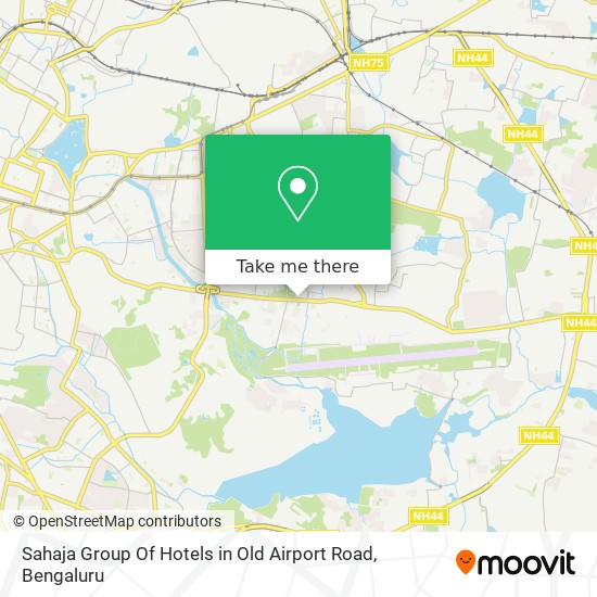 Sahaja Group Of Hotels in Old Airport Road map