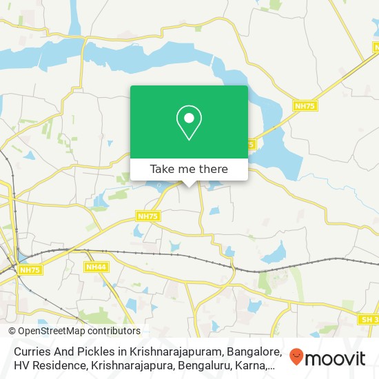 Curries And Pickles in Krishnarajapuram, Bangalore, HV Residence, Krishnarajapura, Bengaluru, Karna map