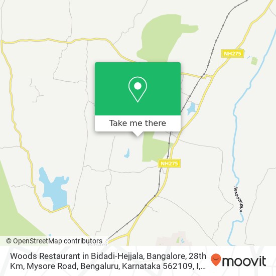 Woods Restaurant in Bidadi-Hejjala, Bangalore, 28th Km, Mysore Road, Bengaluru, Karnataka 562109, I map