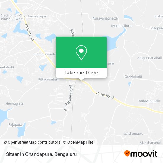 Sitaar in Chandapura map