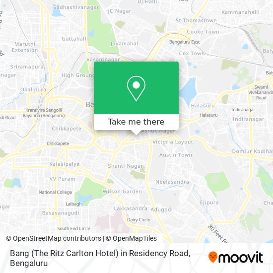 Bang (The Ritz Carlton Hotel) in Residency Road map