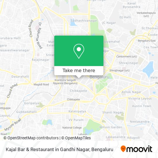 Kajal Bar & Restaurant in Gandhi Nagar map