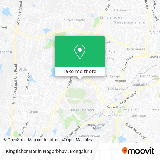 Kingfisher Bar in Nagarbhavi map