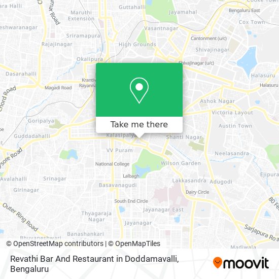 Revathi Bar And Restaurant in Doddamavalli map