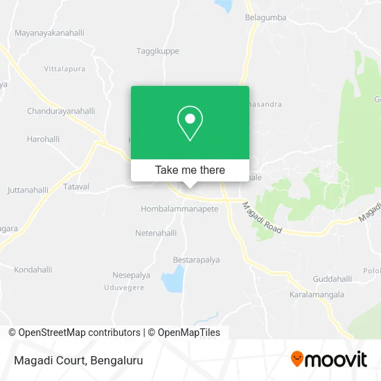 Magadi Court map