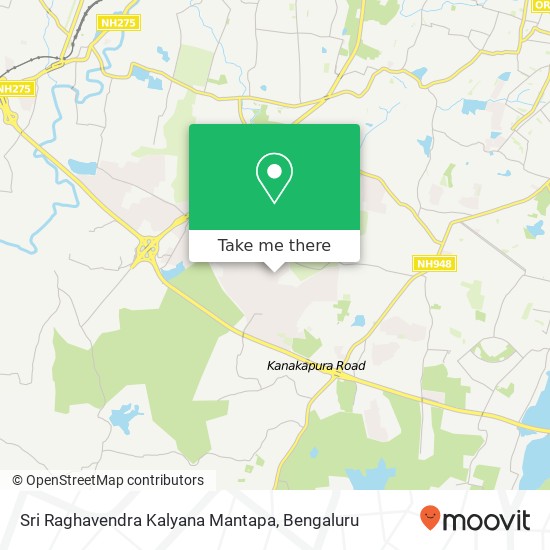Sri Raghavendra Kalyana Mantapa map