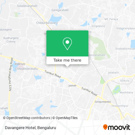 Davangere Hotel map