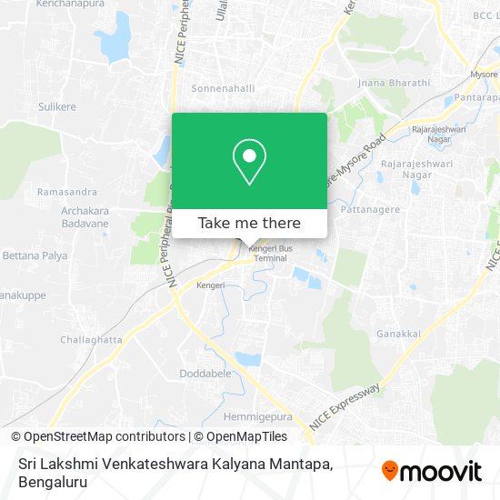 Sri Lakshmi Venkateshwara Kalyana Mantapa map