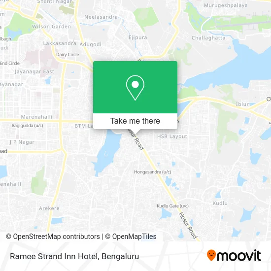 Ramee Strand Inn Hotel map