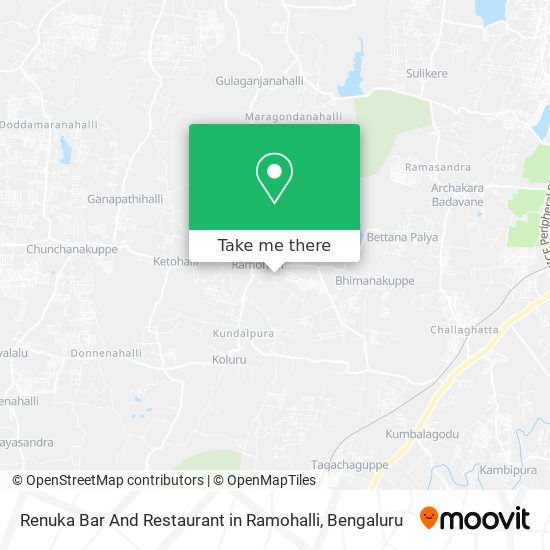 Renuka Bar And Restaurant in Ramohalli map