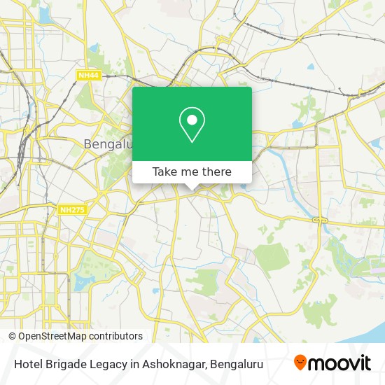 Hotel Brigade Legacy in Ashoknagar map