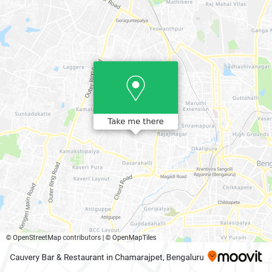 Cauvery Bar & Restaurant in Chamarajpet map