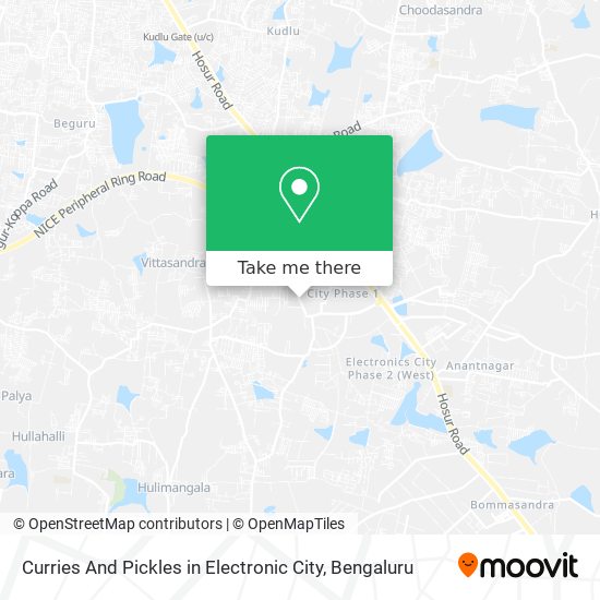 Curries And Pickles in Electronic City map