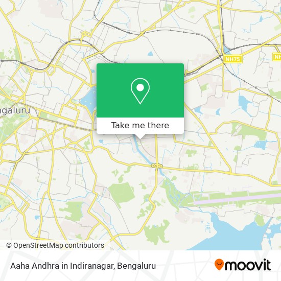 Aaha Andhra in Indiranagar map