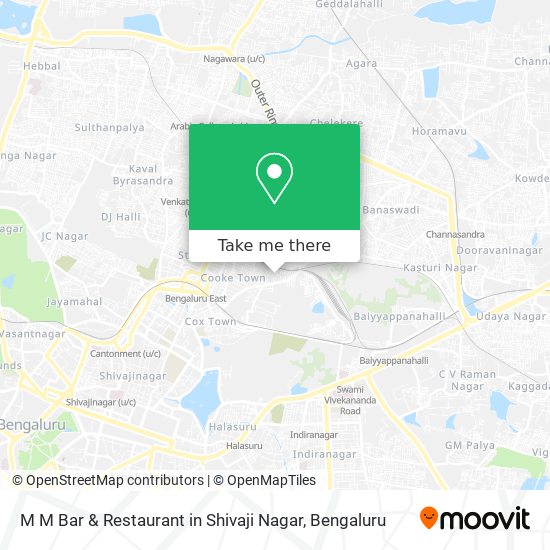 M M Bar & Restaurant in Shivaji Nagar map