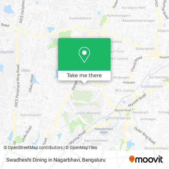 Swadheshi Dining in Nagarbhavi map