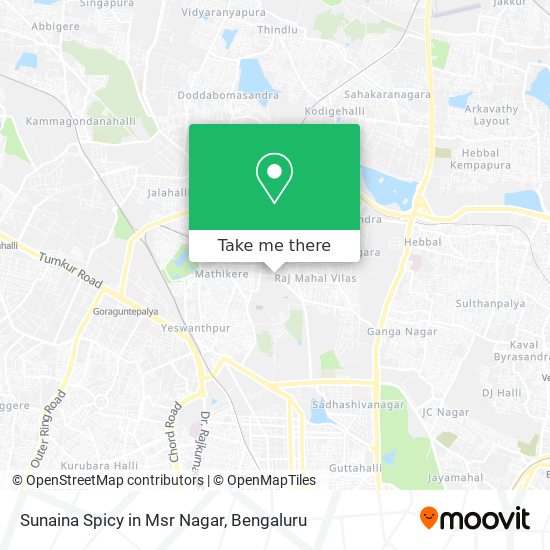 Sunaina Spicy in Msr Nagar map