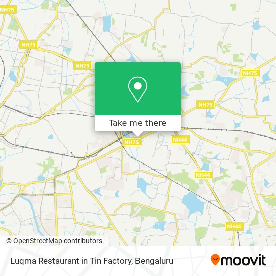 Luqma Restaurant in Tin Factory map