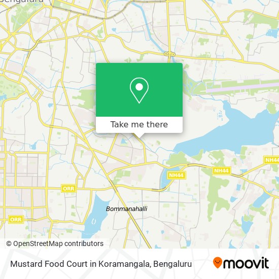 Mustard Food Court in Koramangala map