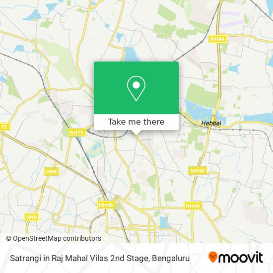 Satrangi in Raj Mahal Vilas 2nd Stage map