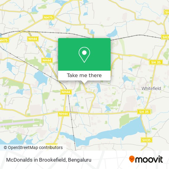 McDonalds in Brookefield map