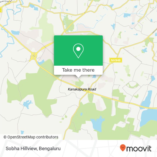 Sobha Hillview map