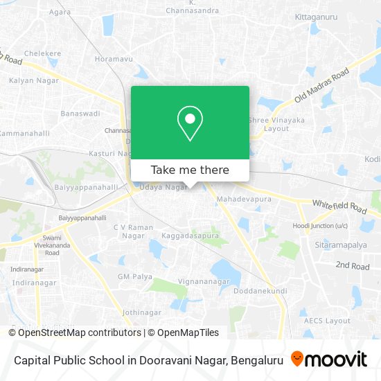 Capital Public School in Dooravani Nagar map